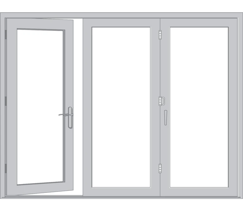 Oklahoma City Pella Architect Reserve Series Contemporary Bifold Patio Door