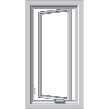 Oklahoma City Pella Hurricane Shield Series Vinyl Casement Window