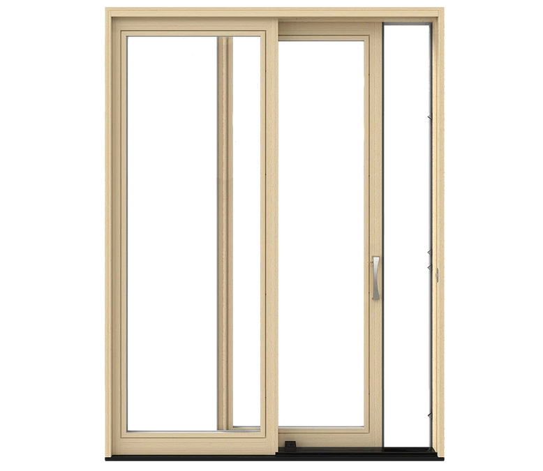 Oklahoma City Pella Lifestyle Series Wood Sliding Patio Doors