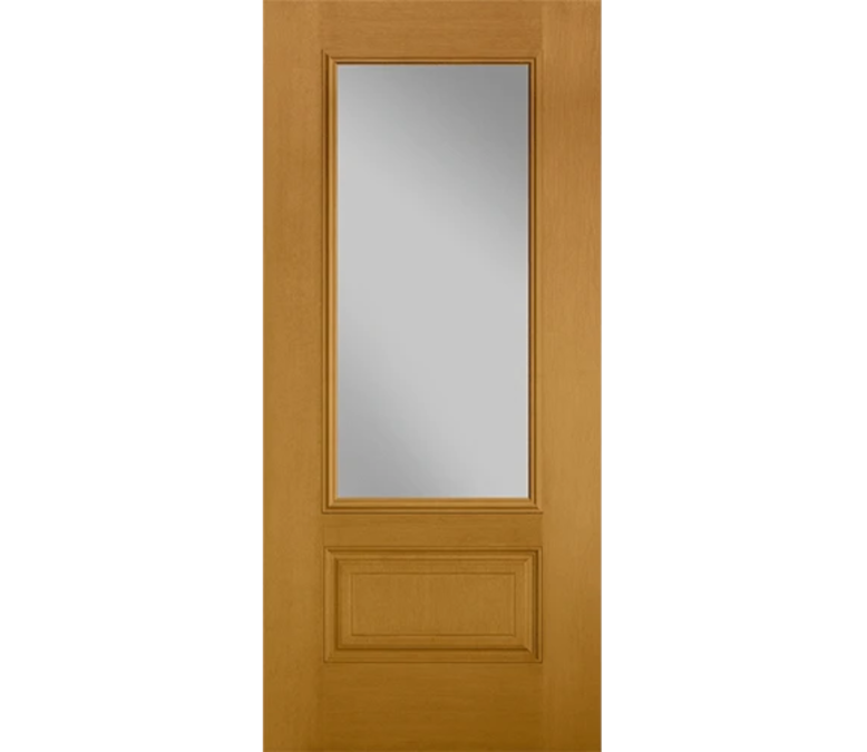 Oklahoma City Three Quaters light Fiberglass Entry Door